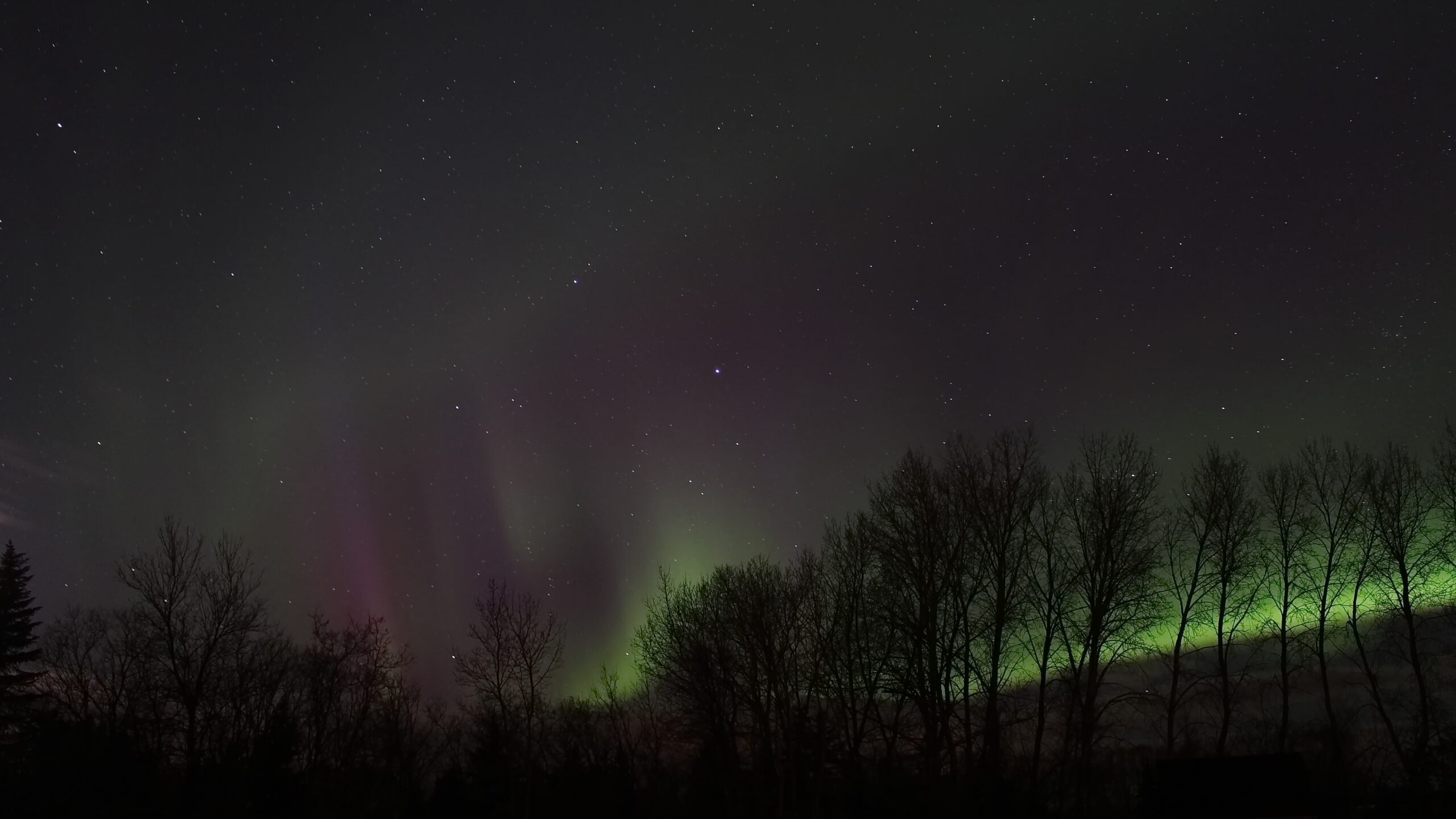 Northern Lights in Manitoba, Canada